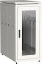 ITK Шкаф сетевой напольный 19" LINEA N 24U 600х1000мм стеклянная передняя дверь, задняя перфорированная серый