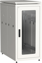 ITK Шкаф сетевой напольный 19" LINEA N 28U 600х1000мм стеклянная передняя дверь серый