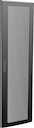 ITK Дверь перфорированная для шкафа LINEA N 18U 600мм черная