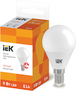 IEK LLE-G45-9-230-30-E14 Лампа светодиодная G45 шар 9Вт 230В 3000К E14