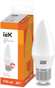 IEK LLE-C35-9-230-30-E27 Лампа светодиодная C35 свеча 9Вт 230В 3000К E27
