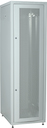 ITK Шкаф сетевой напольный LINEA E 42U 600х800мм перфорированная передняя дверь задняя металлическая серый