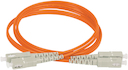 ITK Оптический коммутационный соединительный шнур (патч-корд), для многомодового кабеля (MM), 50/125 (OM2), SC/UPC-SC/UPC, двойного исполнения (Duplex), LSZH, 1м