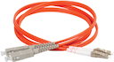 ITK Оптический коммутационный соединительный шнур (патч-корд), для многомодового кабеля (MM), 50/125 (OM2), SC/UPC-LC/UPC, двойного исполнения (Duplex), LSZH, 1м
