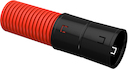 Труба гофрированная двустенная ПНД d=110мм красная (100м) IEK