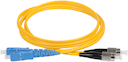 ITK Оптический коммутационный переходной шнур (патч-корд), для одномодового кабеля (SM), 9/125 (OS2), SC/UPC-FC/UPC, двойного исполнения (Duplex), LSZH, 2м