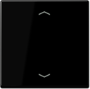Клавиша  блока управления жалюзи с функцией памяти, сенсорная; черный