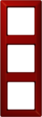 Рамка AS500 3 поста (универсальная, ударопрочная, красная)