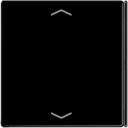 Клавиша для сенсорного модуля KNX, 4-ная, черная