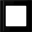 Рамка A500 1 пост (универсальная, черная)