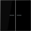 Клавиша A500 двойная (линза, черная)