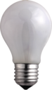 Лампа накаливания A55 240V 75W E27 frosted (БМТ 230-75-5)