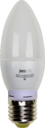 Лампа светодиодная (LED) "свеча" 5W E27 3000K мат 400Lm