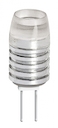 Лампа светодиодная (LED) капсульная d12мм GU4 120° 1.5Вт 12В прозрачная тепло-белая желтая 3000К