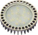 Лампа светодиодная (LED) «таблетка» d75мм GX53 130° 15Вт 220-230В матовая тепло-белая желтая 3000К