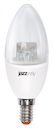 Лампа светодиодная (LED) «свеча» PLED- SP CLEAR C37 7W CL 3000K 540 Lm E14