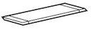 Пластина для ввода кабелей - для шкафов с металлическим корпусом XL³ 160 - разрезаемая