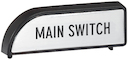 Маркировка "Main Switch" для выкл.разъед.