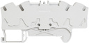 Пружинная клемма Viking 3 - однополюсная - 4 проводника - шаг 5 мм - серый