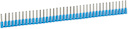 Наконечник в лентах Starfix - для кабелей сечением 0,75 мм² - синий