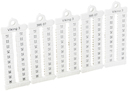 Viking 3 Листы с этикетками для клеммных блоков гориз формат шаг 5 мм цифры от 21 до 30