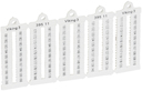 Viking 3 Листы с этикетками для клеммных блоков гориз формат шаг 5 мм цифры от 101 до 200
