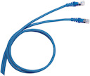 Коммутационный шнур RJ 45 категория 6 F/UTP PVC экранированный 5 м голубой