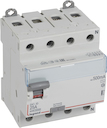 Выключатель дифференциального тока (УЗО) 4 полюса, 25А, тип - AC, 500 мА