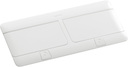 Белый Блок выдвижной неукомплектованный 2х4 модуля с комплектом для монтажа