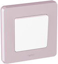 Legrand Inspiria 673934 рамка декоративная универсальная, 1 пост, для горизонтальной или вертикальной установки, цвет "Розовый"