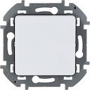 Legrand Inspiria 673690 переключатель кнопочный одноклавишный для скрытого монтажа, цвет "Белый", номинальный ток 6 А, напряжение ~250В