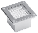 LL LED MODO 36D Светильник встраиваемый в грунт, серебро, 2,5W, 36 LED, IP65