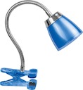 Светильник Navigator 71 836 NDF-C006-6W-4K-B-LED прищепка, гибкий, синий