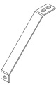 Укосина для консольных кронштейнов СТРАТ 400 мм (окрашенный)