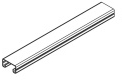 Монтажный профиль СТРАТ неперфорированный 41х21х3000 (1,5 мм) (неоцинк.)