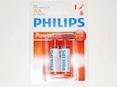 Элемент питания Philips LR6-2BL POWERLIFE (24/432/10800)