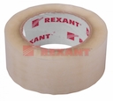 Скотч упаковочный 48 мм х 50 мкм, прозрачный (рулон  66 м)  REXANT