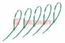 Стяжкa нейлонoвая 300 x 4,8 мм, зеленая (упак. 25 шт)  REXANT