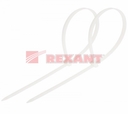 Стяжкa нейлоновая 400 x 7,6 мм, белая (упак. 100 шт)  REXANT