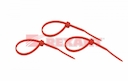 Стяжкa нейлонoвая 100 x 2,5 мм, красная (упак. 25 шт)  REXANT