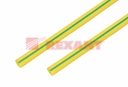 Термоусадка  15,0 / 7,5 мм, желто-зеленая (упак. 50 шт. по 1 м)  REXANT