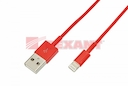 USB кабель для iPhone 5 шнур 1М красный