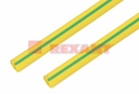 Термоусадка  30,0 / 15,0 мм, желто-зеленая (упак. 10 шт. по 1 м)  REXANT