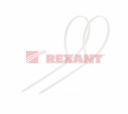 Стяжкa нейлоновая многоразовая 150 x 3,5 мм, белая (упак. 100 шт)  REXANT