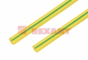 Термоусадка  20,0 / 10,0 мм, желто-зеленая (упак. 10 шт. по 1 м)  REXANT