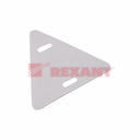 Бирка кабельная "Треугольник" (У-136), белая (100 шт/уп.)  REXANT