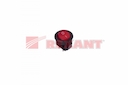 Выключатель клавишный круглый 250V 3А (2с) ON-OFF красный  Micro  (RWB-105, SC-214)  REXANT