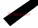 Термоусадка  35,0 / 17,5 мм, черная (упак. 10 шт. по 1 м)  REXANT