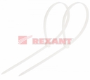 Стяжкa нейлоновая 500 x 7,6 мм, белая (упак. 100 шт)  REXANT
