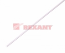 Термоусадка   1,0 / 0,5 мм, белая (упак. 50 шт. по 1 м)  REXANT